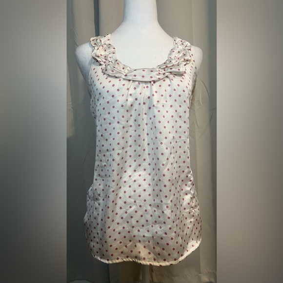 Elle sleeveless silk and cotton blouse - Picture 1 of 4